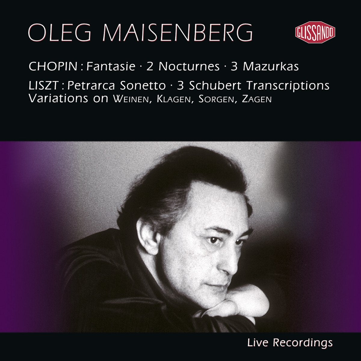 Chopin Fantasie In F Op.49 / Nocturnes Op.15 No.'S 1 & 2 / Mazurkas Op.63 No.'S 2 & 3 And Op.67 No.4