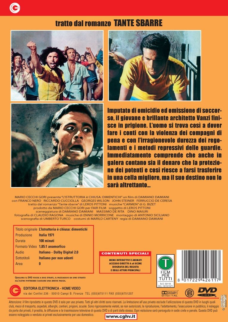 L'Istruttoria E' Chiusa: Dimentichi