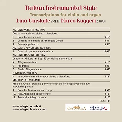 Italian Instrumental Style - Organ and V