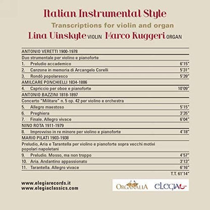 Italian Instrumental Style - Organ and V