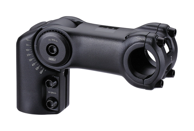 BBB 2021 HighFix V2 Adjustable Stem in Black 100Mm 25.4Mm, Black