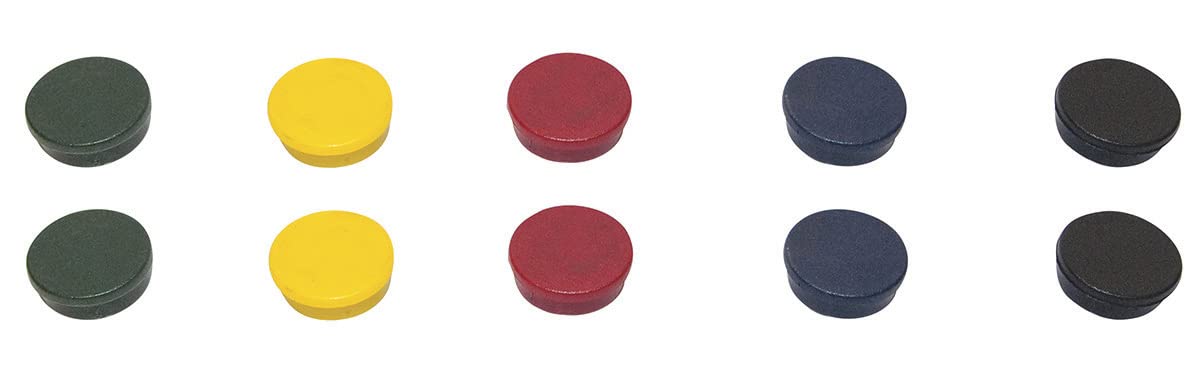 Magnesy okragle 20 mm do tablic magnetycznych 10 sztuk