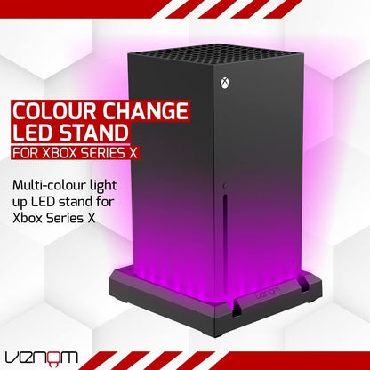 Venom Multi-Colour LED Light-up Console Stand (Xbox Series X) (Xbox Series X) single