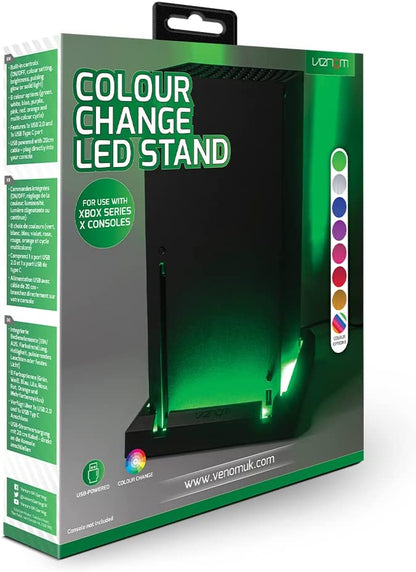 Venom Multi-Colour LED Light-up Console Stand (Xbox Series X) (Xbox Series X) single