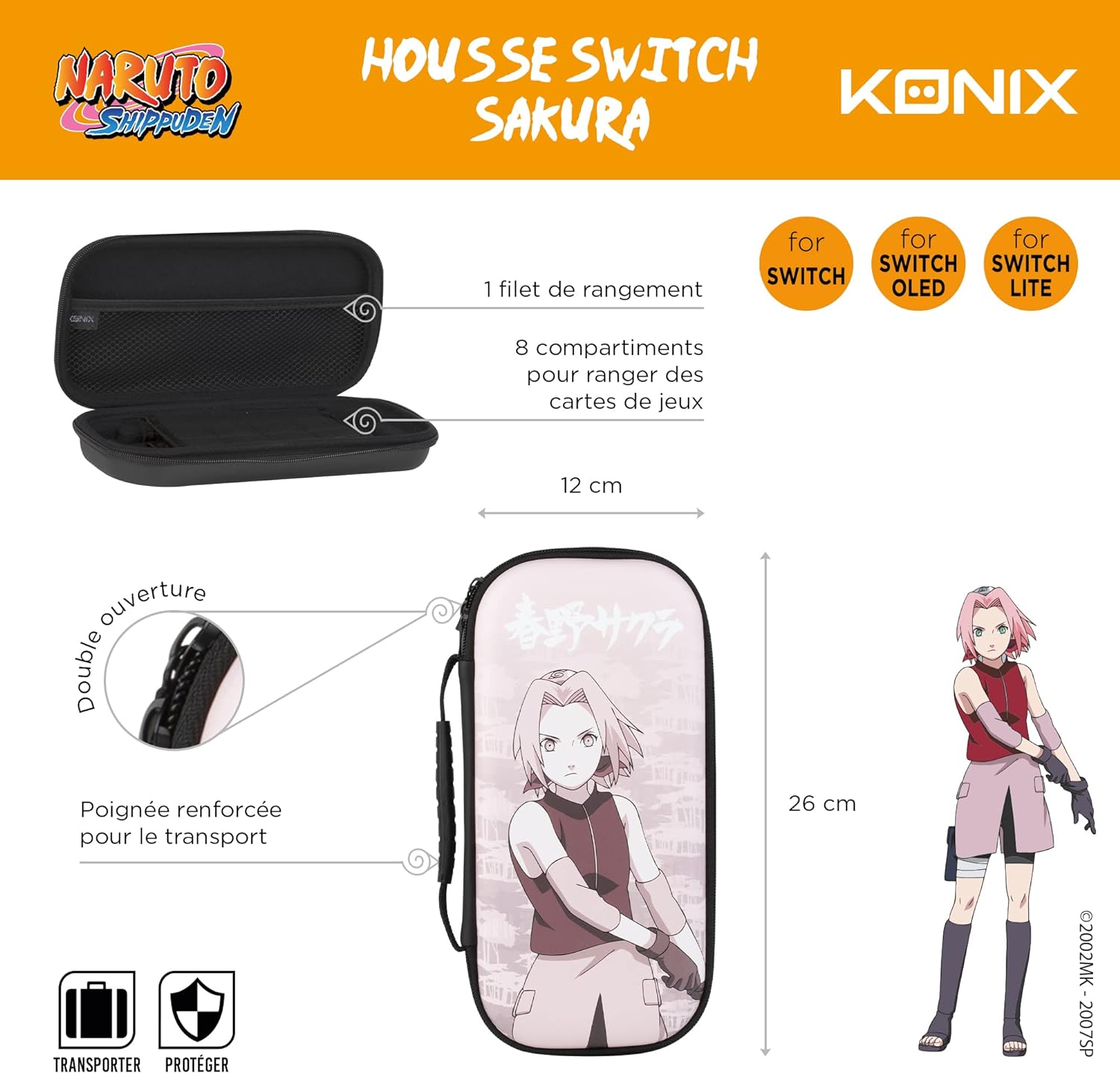 Konix Bag pro Sakura switch & Switch OLED
