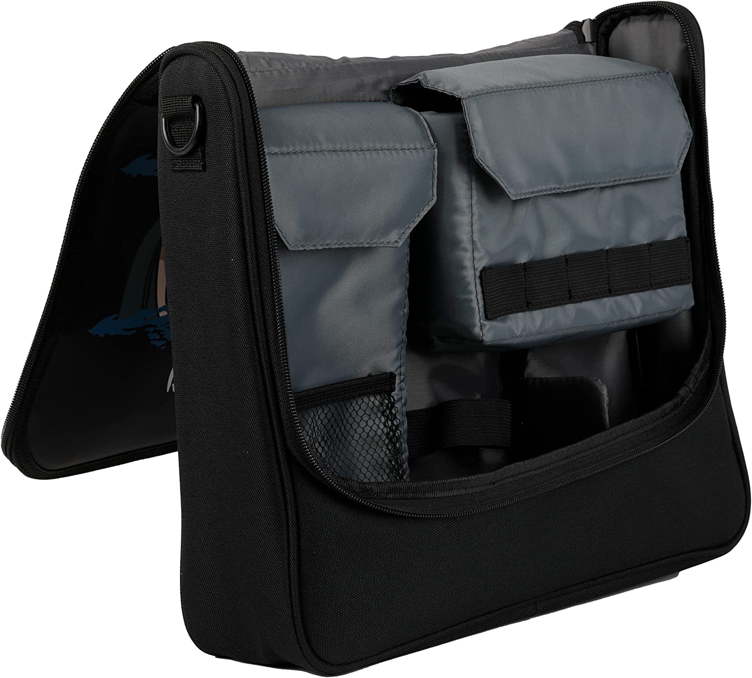Konix Naruto Shippuden Bolso de Mensajero para protección y Transporte de Nintendo Switch, Switch Lite y Switch OLED - Diseño de Naruto, Sasuke y Kakashi