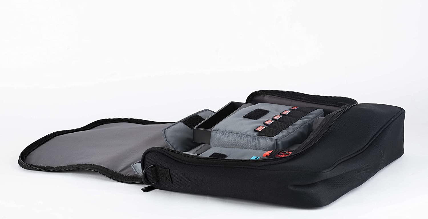 Konix Naruto Shippuden Bolso de Mensajero para protección y Transporte de Nintendo Switch, Switch Lite y Switch OLED - Diseño de Naruto, Sasuke y Kakashi
