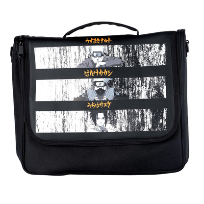 Konix Naruto Shippuden Bolso de Mensajero para protección y Transporte de Nintendo Switch, Switch Lite y Switch OLED - Diseño de Naruto, Sasuke y Kakashi