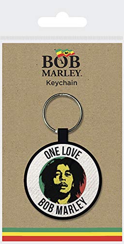 Pyramid International Bob Marley (One Love) Woven Keychains, Multi, Size