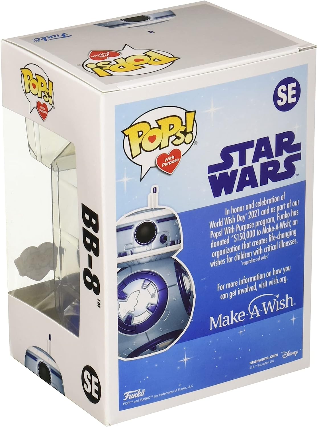 Funko POP! Star Wars: Make a Wish 2022 - BB-8 - (Metallic) - Collectable Vinyl Figure - Gift Idea - Official Merchandise - Toys for Kids & Adults - Movies Fans - Model Figure for Collectors
