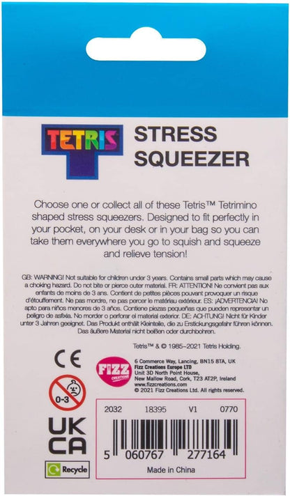 Fizz Creations Official Licensed Tetris Stress Squeezer - T