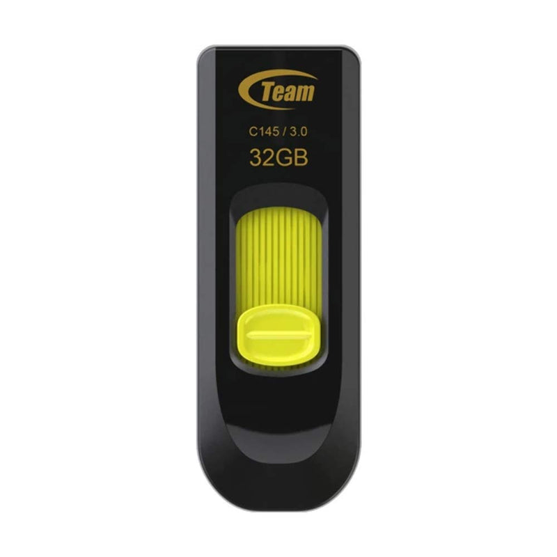 Team Group C145 32 GB USB 3.0 Flash Memory Drive - Yellow