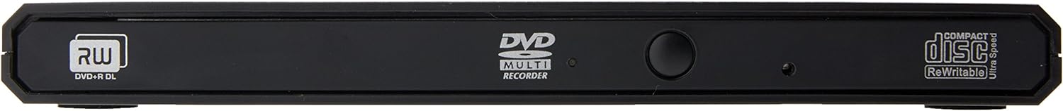Lite-On EBAU108-01 - LiteOn eBAU108 8X DVDRW (Dual Layer)/RAM USB Slim Drive (External