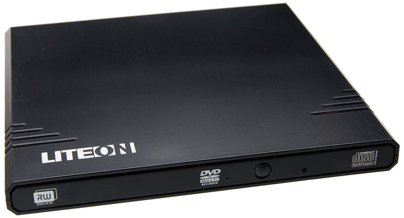 Lite-On EBAU108-01 - LiteOn eBAU108 8X DVDRW (Dual Layer)/RAM USB Slim Drive (External