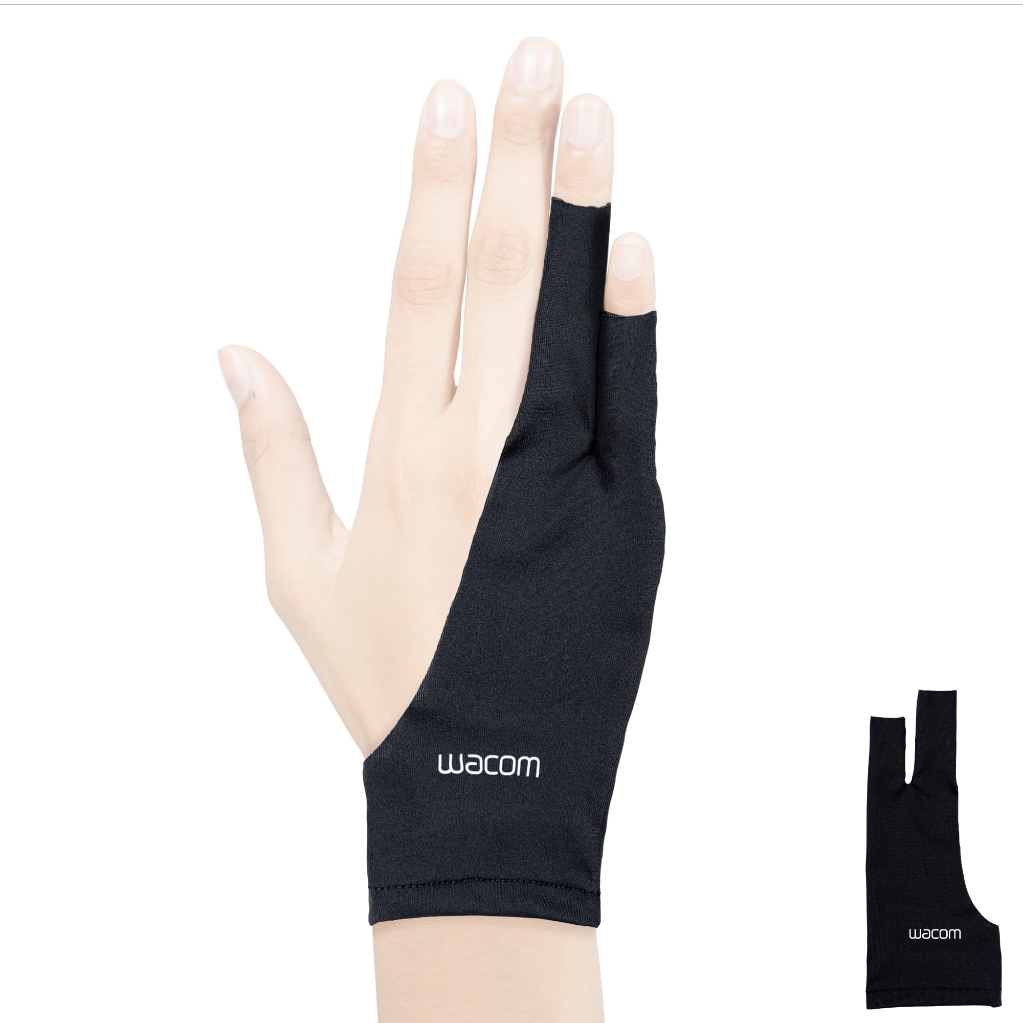 Wacom Drawing Glove – Glove for drawing on a graphic display (for right and left-handers, black), One Size