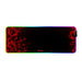 MARVO MG011 Gaming Mouse Pad with 4-port USB Hub and 11 RGB Effects, XL 800x300x4mm, USB Connection, Soft Microfiber Surface for speed and control with Non-Slip Rubber Base and Stitched Edges, Black