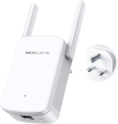 Mercusys AC1200 Dual Band Wi-Fi Range Extender, Broadband/Wi-Fi Extender, Wi-Fi Booster, Plug and Play, WPS, With 3-Pin UK Plug (ME30
