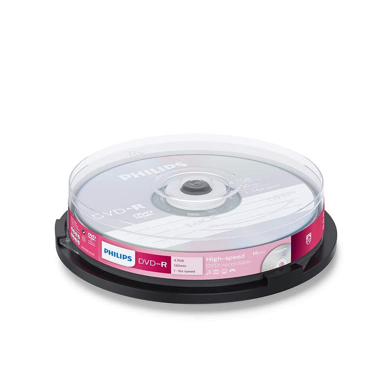 Philips DVD-R DM4S6B10F/00 - blank DVDs (4.7 GB, DVD-R, 120 min, 16x