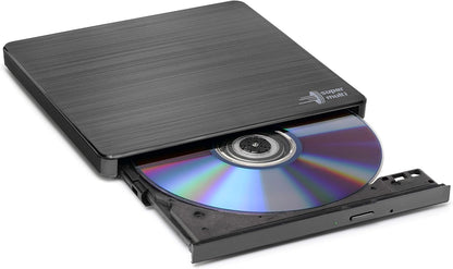 Hitachi-LG GP60 External DVD Drive, Slim Portable DVD Burner/Writer/Player for Laptop, Windows and Mac OS Compatible, USB 2.0, 8x Read/Write Speed
