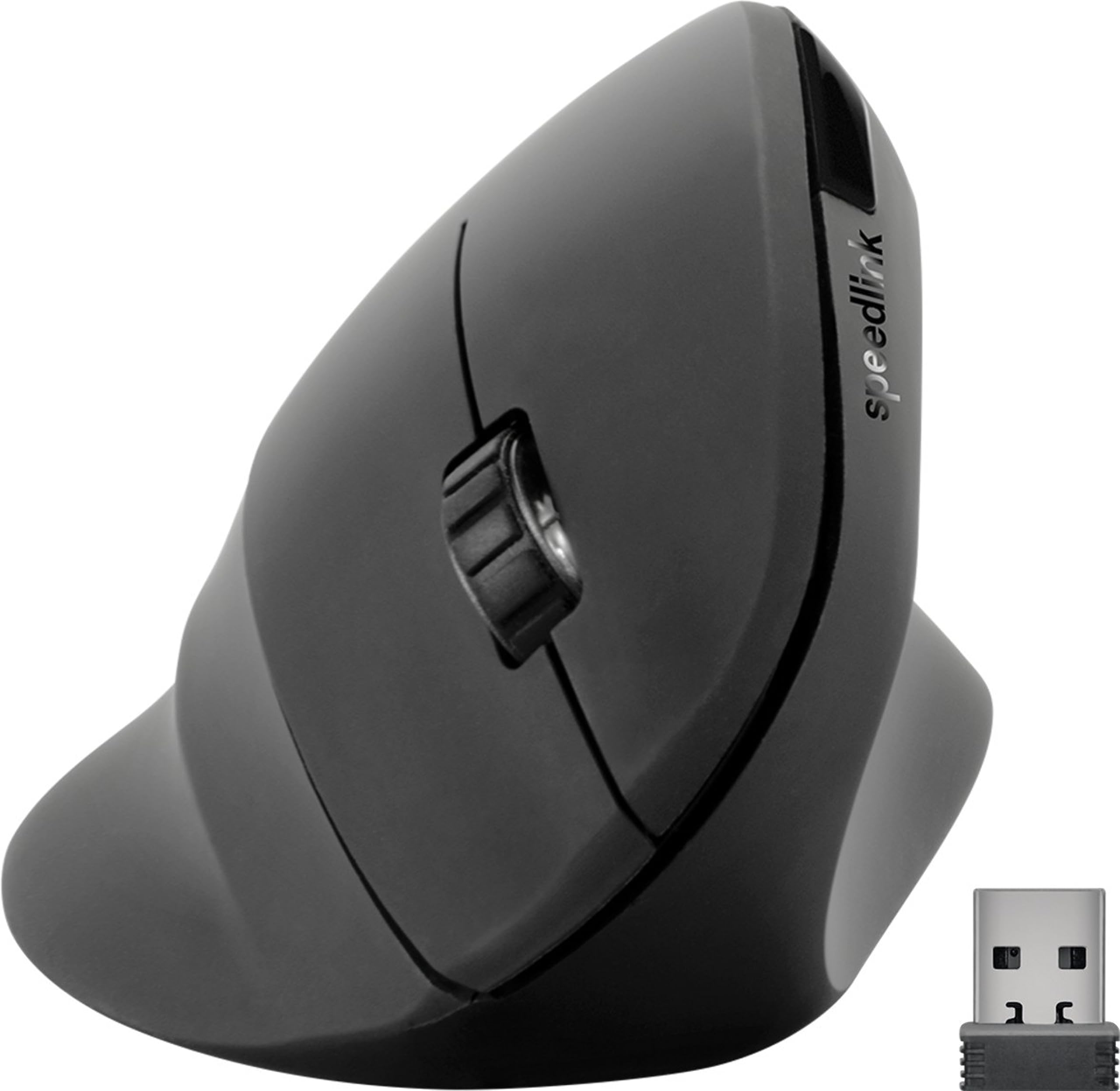 Speedlink PIAVO Ergonomic Vertical Mouse - wireless, ergonomic design, vertical, black