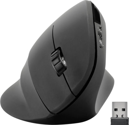 Speedlink PIAVO Ergonomic Vertical Mouse - wireless, ergonomic design, vertical, black