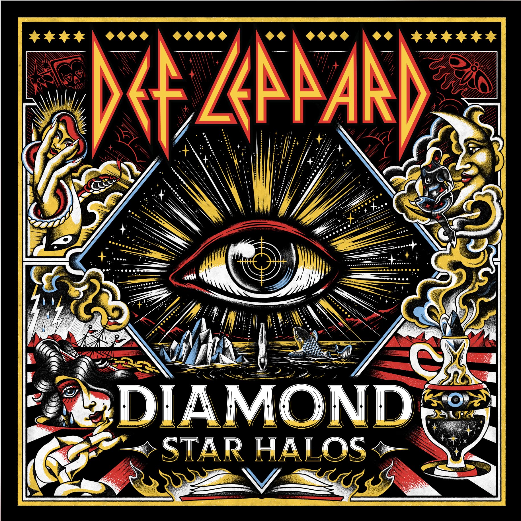 DIAMOND STAR HALOS LTD EDITION (YELLOW/ RED VINYL) 2LP