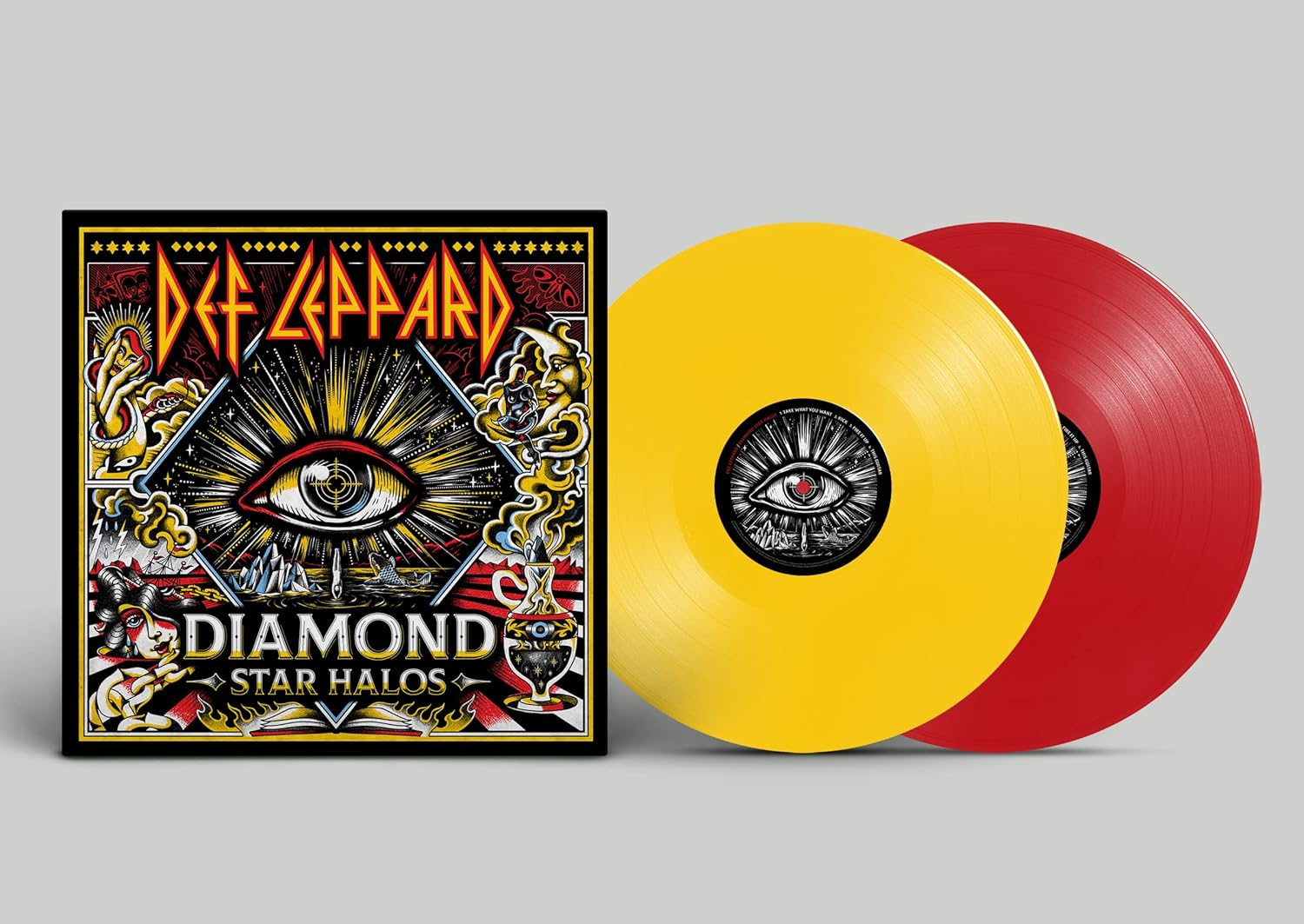 DIAMOND STAR HALOS LTD EDITION (YELLOW/ RED VINYL) 2LP