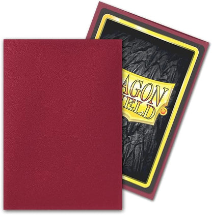 Dragon Shield Matte Sleeves Japanese Size- Blood Red (60)