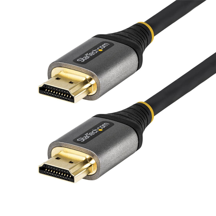 StarTech.com 20in (0.5m) Premium Certified HDMI 2.0 Cable - High-Speed Ultra HD 4K 60Hz HDMI Cable with Ethernet - HDR10, ARC - UHD HDMI Video Cord - For UHD Monitors, TVs, Displays - M/M (HDMMV50CM