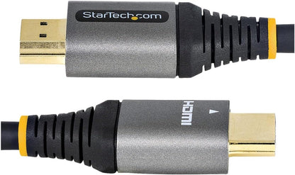StarTech.com Cable de 0,5m HDMI 2.0 con Certificación Premium - Cable HDMI de Alta Velocidad con Ethernet Ultra HD 4K 60Hz - HDR10, ARC - Cable de Vídeo HDMI UHD - M/M (HDMMV50CM)