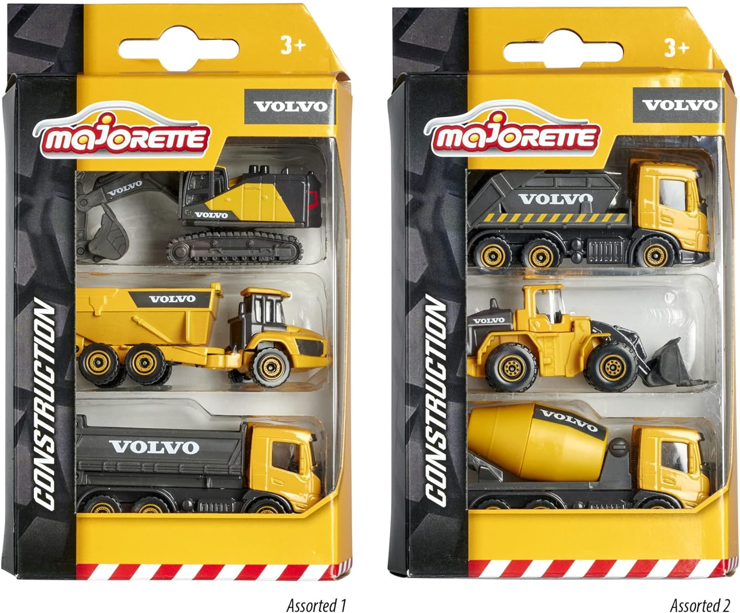 Majorette - Toy, 212057284, Assorted model, 1 pack of 3 pieces