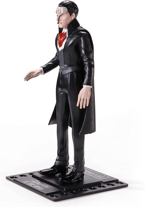 The Noble Collection Universal Monsters Bendyfigs Phantom - 7.5in (19cm) Noble Toys Bendable Figure Posable Collectible Doll Figures With Stand