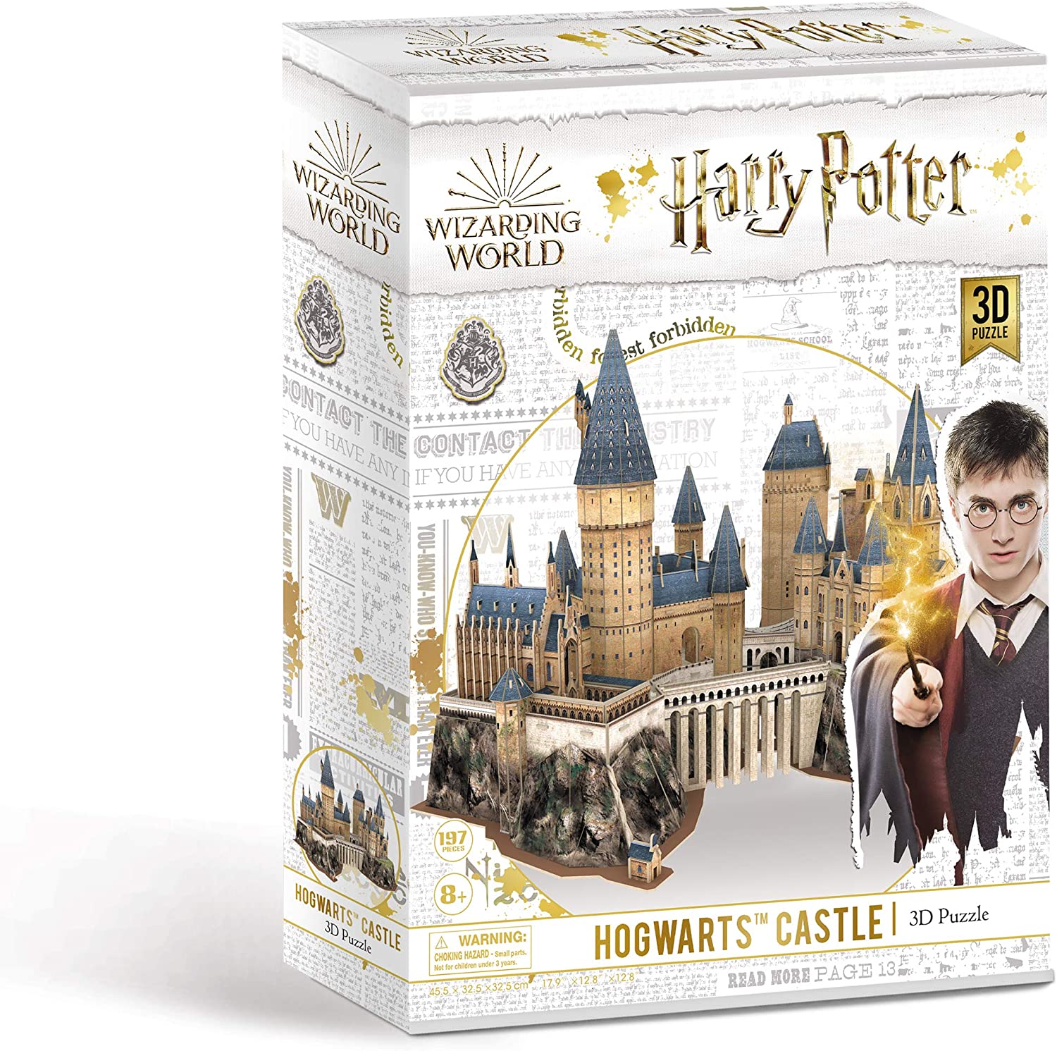 University Games 7565 Harry Potter Hogwarts Castle 3D Puzzle & 7635 Harry Potter Hogwarts Express Set 3D Puzzle + Hogwarts Express Set 3D Puzzle