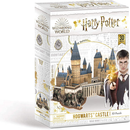 University Games 7565 Harry Potter Hogwarts Castle 3D Puzzle & 7635 Harry Potter Hogwarts Express Set 3D Puzzle + Hogwarts Express Set 3D Puzzle
