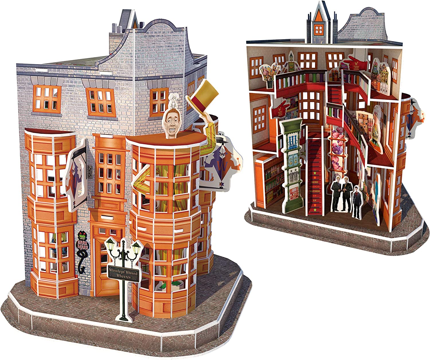 University Games 7605 Harry Potter Diagon Alley Weasleys' Wizard Wheezes 3D Puzzle