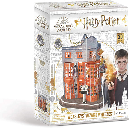 University Games 7605 Harry Potter Diagon Alley Weasleys' Wizard Wheezes 3D Puzzle