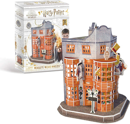 University Games 7605 Harry Potter Diagon Alley Weasleys' Wizard Wheezes 3D Puzzle