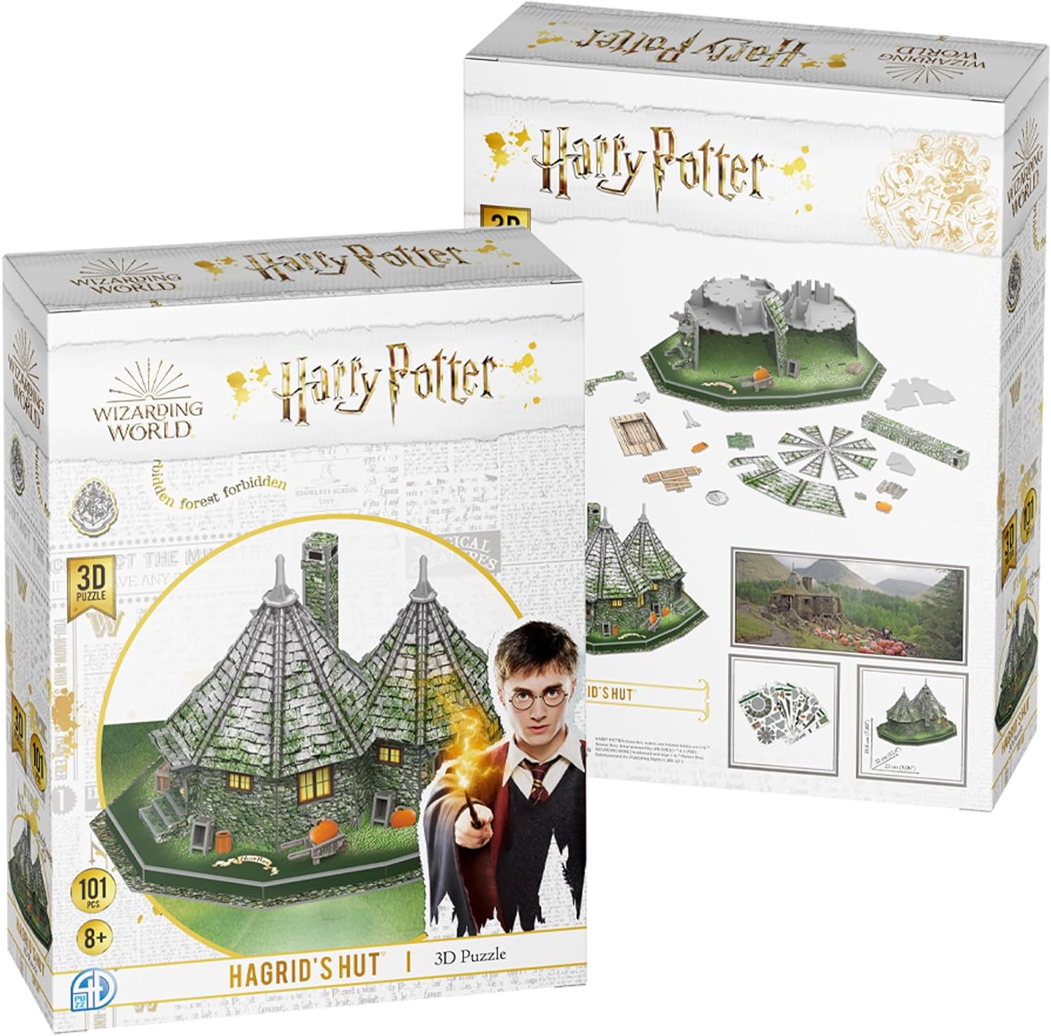 University Games 08482 Harry Potter Hagrid's Hut 3D Puzzle