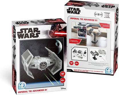 Star Wars Imperial Tie Advanced X1 Fighter (160Pc) 3D Jigsaw Puzzle