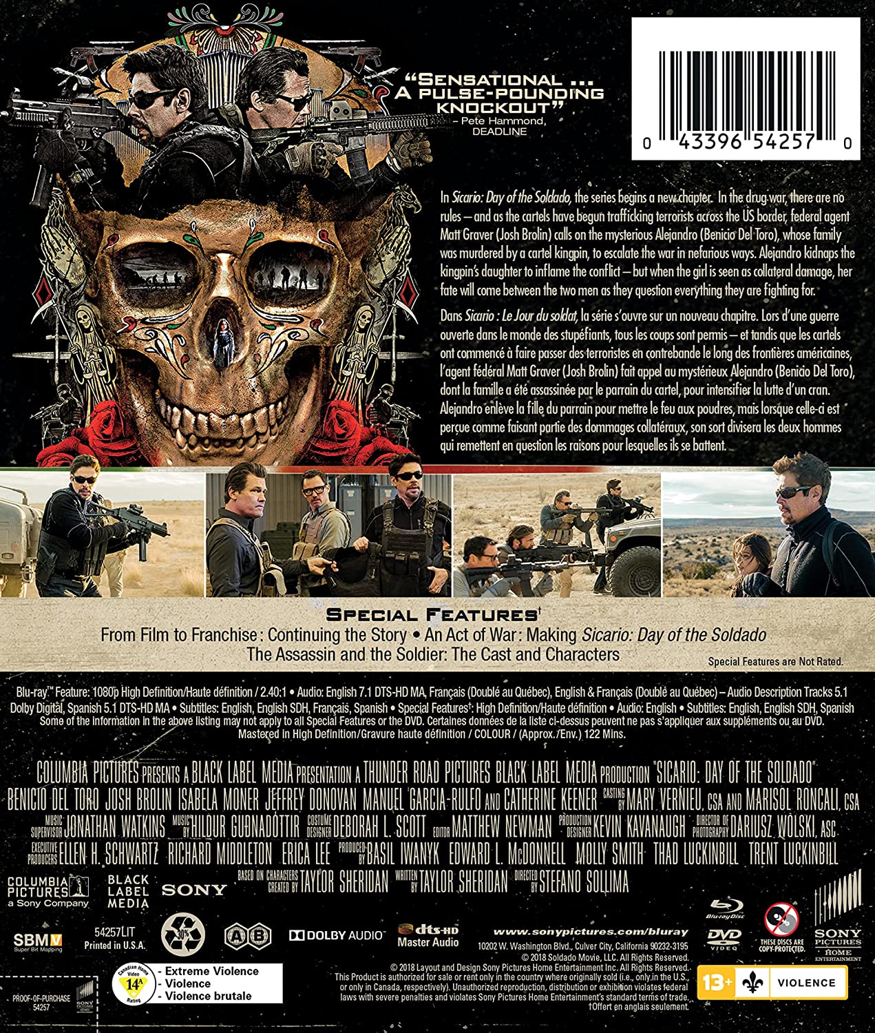 Sicario: Day of the Soldado (Blu-ray + DVD)