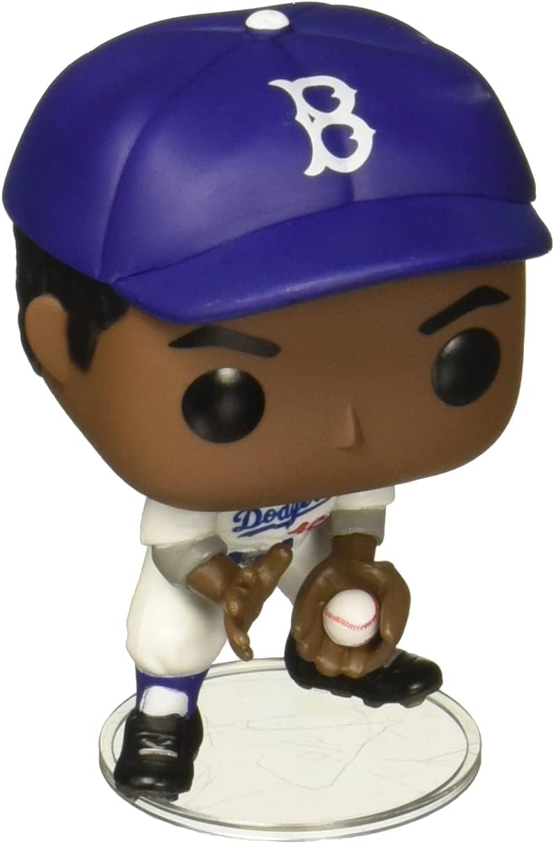Funko POP! Icons: Jackie Robinson - Bronze Chase - Collectable Vinyl Figure - Gift Idea - Official Merchandise - Toys for Kids & Adults - Sports Fans - Model Figure for Collectors and Display