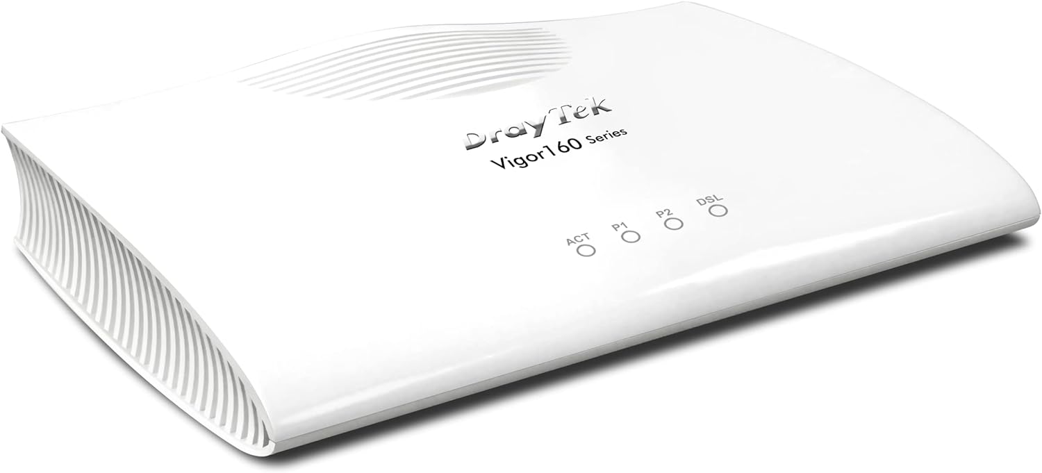 Draytek Vigor V167 VDSL2 35b & ADSL2+ Modem, BT MCT Approved, Modem Bridge, IPv6 IPv4 Compatible, 2 x Lan Ports, Compatible With IPTV (Sky