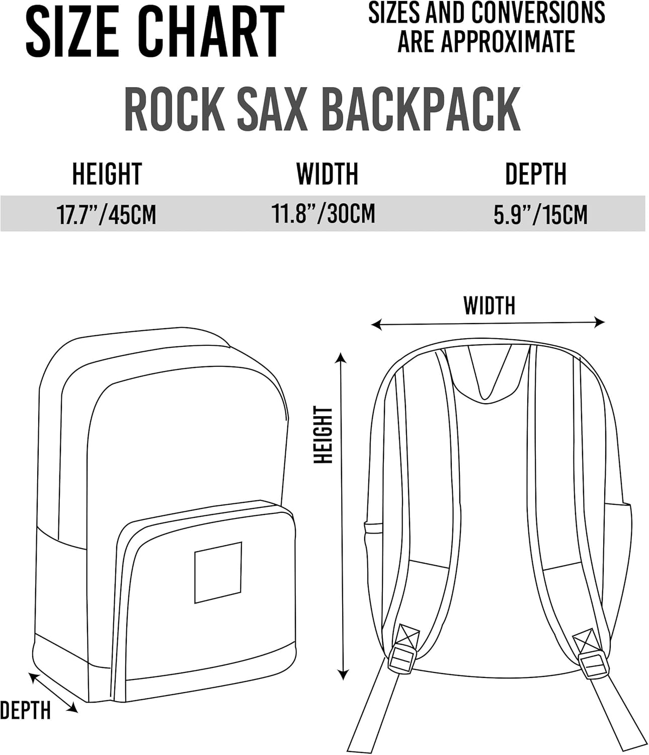 David Bowie Lightening Classic Backpack/Rucksack, 124023212