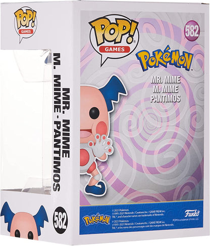 Funko Pop! Games: Pokemon - Mr. Mime - Figura de Vinilo Coleccionable - Idea de Regalo- Mercancia Oficial - Juguetes para Niños y Adultos - Video Games Fans - Muñeco para Coleccionistas y Exposición