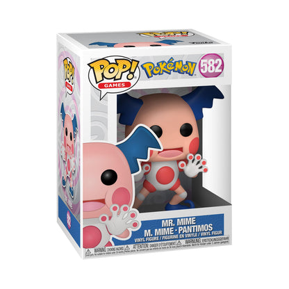Funko Pop! Games: Pokemon - Mr. Mime - Figura de Vinilo Coleccionable - Idea de Regalo- Mercancia Oficial - Juguetes para Niños y Adultos - Video Games Fans - Muñeco para Coleccionistas y Exposición