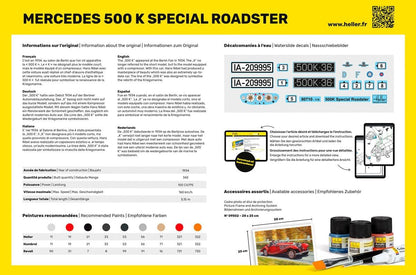 Heller Car Model: Starter Kit: 500 K Special Roadster