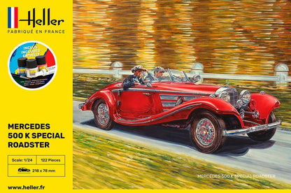Heller Car Model: Starter Kit: 500 K Special Roadster