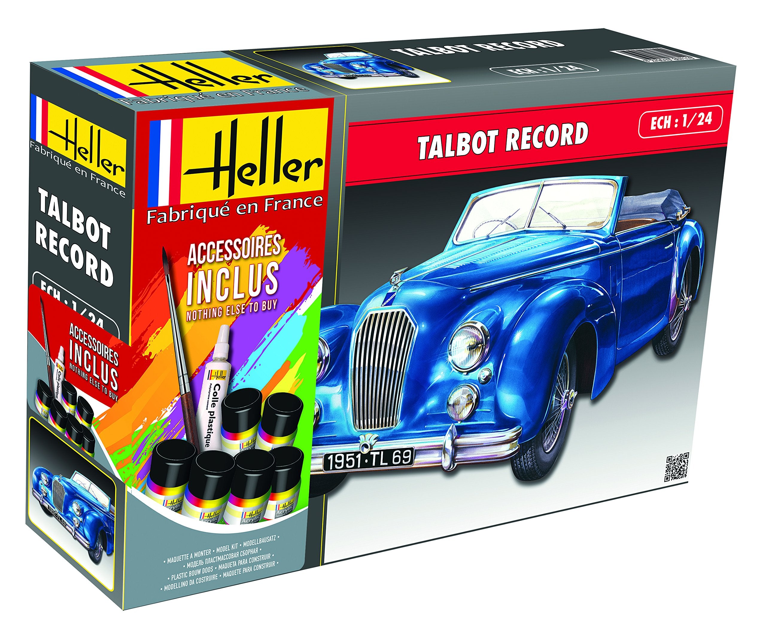 Heller HEL56711 Model Kit, Various