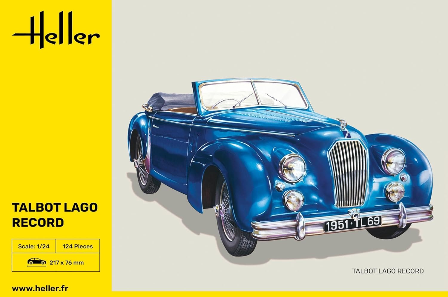 Heller HEL80704 Talbot Model Kit, Various, Mittel