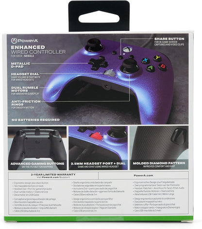 POWER A Manette Filaire - NebulaManette Filaire - Nebula